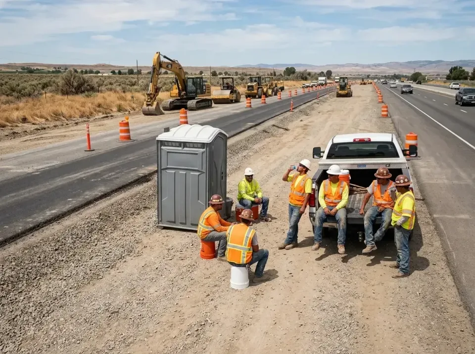 highway-road-construction-crew-007 — frequently asked questions, Porta Potty and Restroom Rentals in Chamberlain, SD